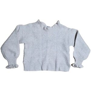 Madewell Light Gray Cowl Neck Sweater